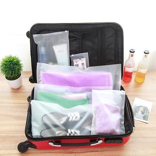 Túi đựng đồ, bảo quản đồ đạc lụa mờ khóa zip