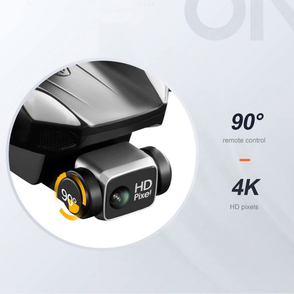 Có GPS &amp; Cảm biến vật thể Flycam K90 Max Cảm Biến Chống Va Chạm Bay 25 Phút, Bay Cao 1500m, Camera 4k Chống Rung