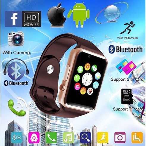 Đồng hồ thông minh Smart Watch A1 gắn được sim đàm thoại - Đồng hồ đeo tay cho bé giá rẻ