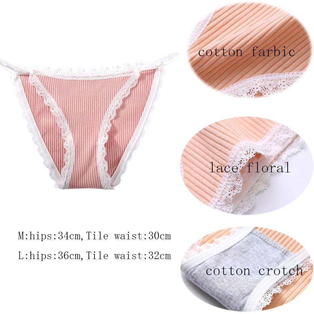 Quần Lót Cotton Phối Ren Lưng Vừa Thoải Mái Quyến Rũ Cho Nữ