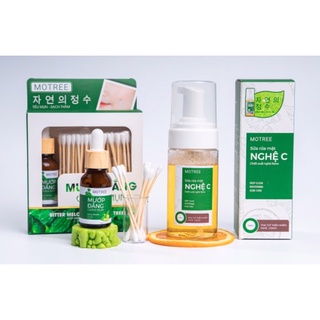 🔥GIÁ TỐT🔥BỘ ĐÔI TIÊU MỤN 4H MOTREE - MƯỚP ĐẮNG CHẤM MỤN + SỮA RỬA MẶT NGHỆ C_CHIẾT XUẤT TỰ NHIỀN [CHÍNH HÃNG]