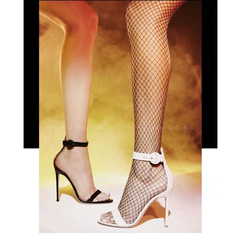 Sandal cao gót  khoá tròn siêu đẹp HF01 gót cao 7 phân