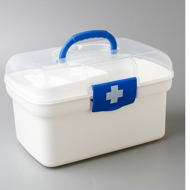 (Cao Cấp) Hộp Tủ Y Tế Thuốc Gia Đình Cấp Cứu Nhiều Ngăn