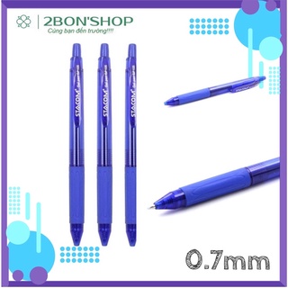 Bút Bi Mực Gel 0.7mm Stacom GP105 - Mực Xanh (Hộp 12 Cây) | Bút bi gel học sinh / sinh viên