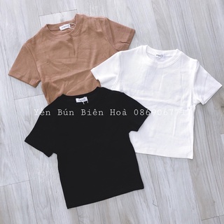 Áo thun croptop gân