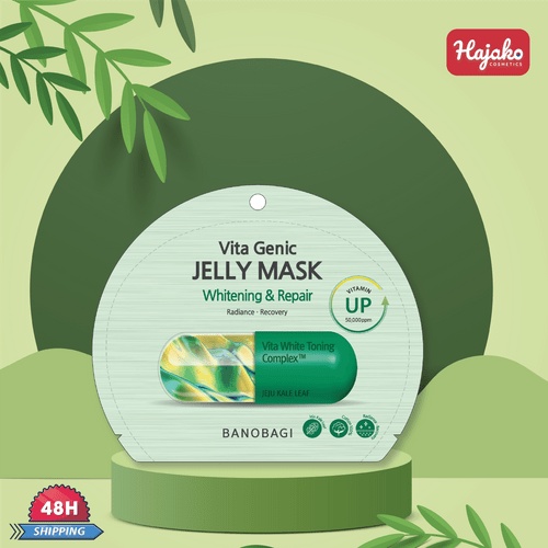 Mặt Nạ Bổ Sung Vitamin BANOBAGI VITA GENIC JELLY MASK WHITENING &amp; REPAIR 30ml mẫu mới 2021 - HAJAKO