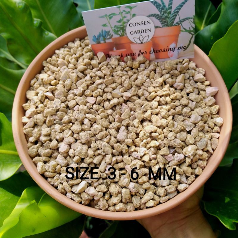 Đá Masato Trồng Sen Đá, Đá Sạch Bụi Túi 1 Kg Size 2-4mm/ 3-6mm