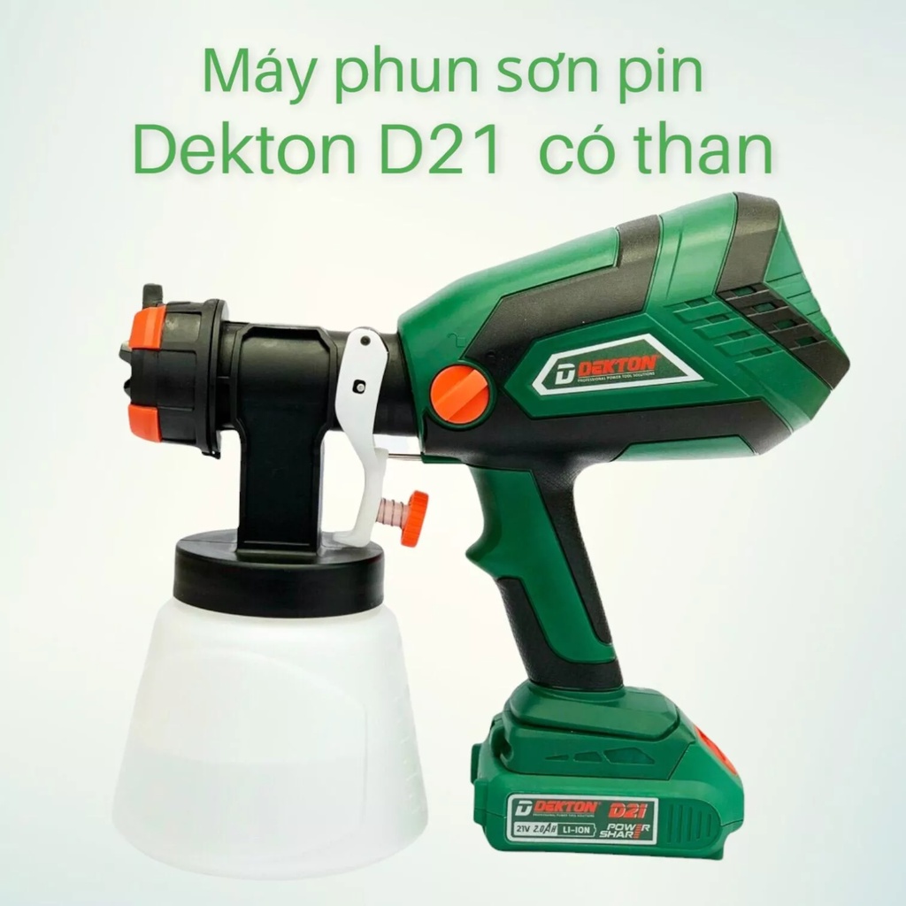 Máy Phun Sơn Dùng Pin Dekton D21-MPS1000