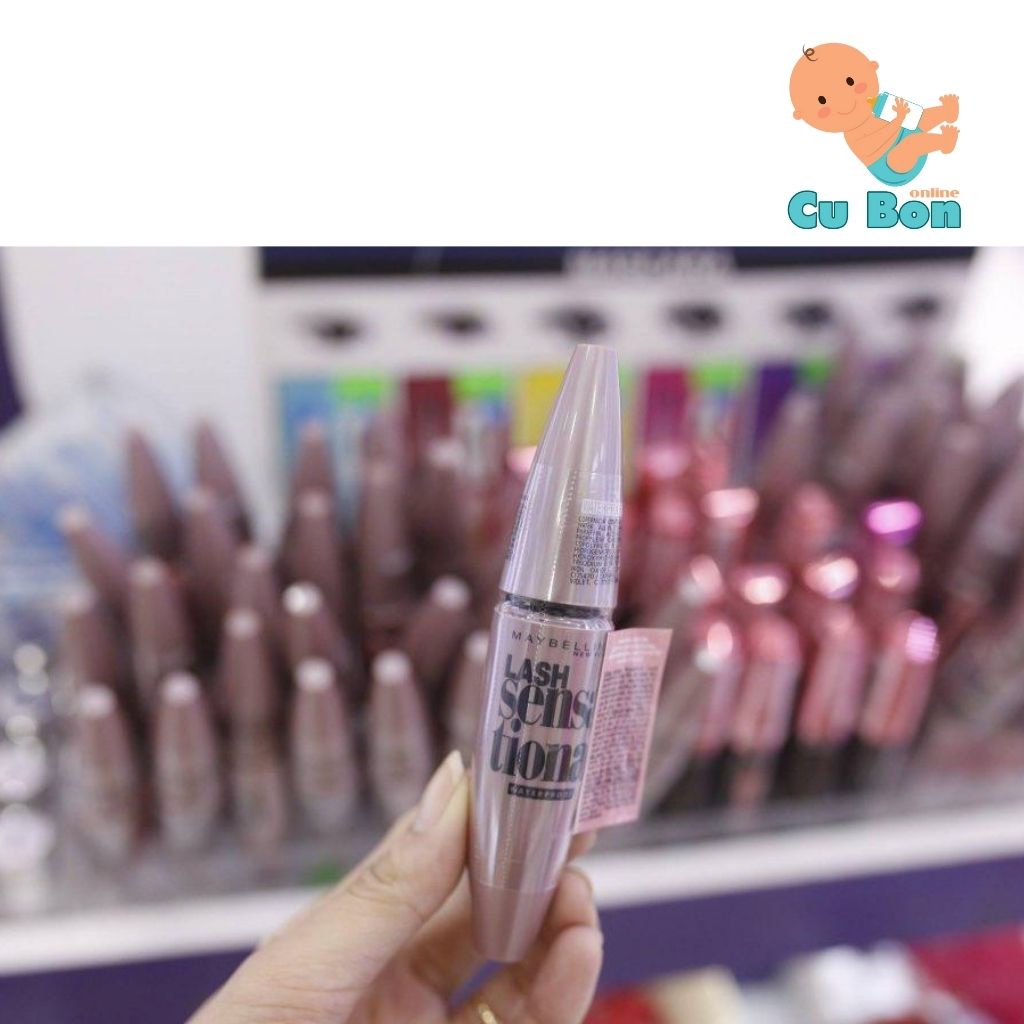 Chuốt mi Mascara Maybelline Lash Sensational Mascara của Mỹ là chải lông mi lập tức làm dài cong và dày mi gấp 5 lần