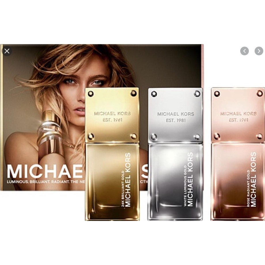 Nước hoa nữ cao cấp authentic Michael Kors 24K Brilliant Gold eau de parfum 50ml (Thuỵ Sĩ)