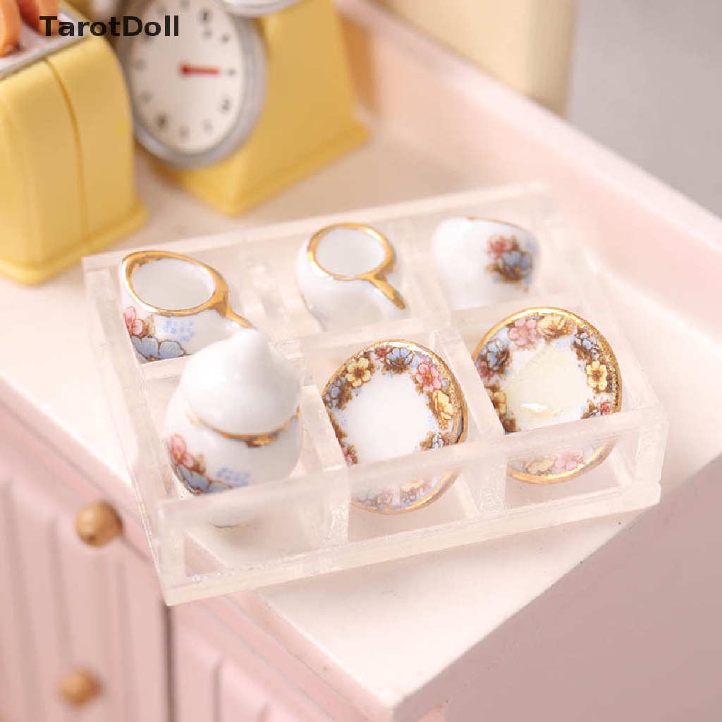 Hộp Đựng Đồ Trang Trí Mini 4 / 6 Cho Nhà Búp Bê 1: 12