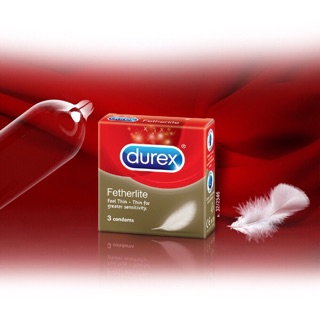 Bao cao su durex fetherlite combo 1 tặng 1