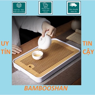 Khay trà - trà đạo cực đẹp có khay thoát nước tiện dụng