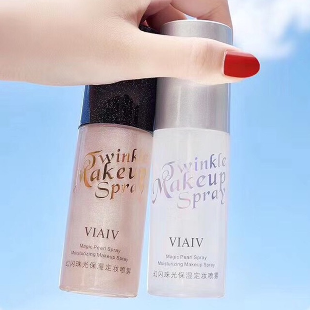 Xịt giữ lớp makeup nhũ chảy Stars shine galaxy spray Viaiv