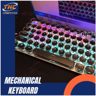 Bàn phím cơ nút tròn blue switch chính hãng HP / SUNROSE / FL ESPORST cá tính - shopbaomat