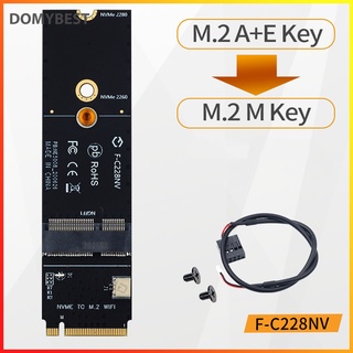Bộ chuyển đổi m.2 m key sang a+e a pci e cho thẻ wifi bluetooth ax200 9260ac