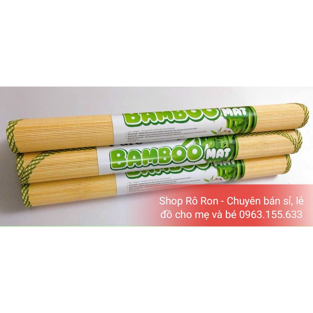 CHIẾU TRE BAMBOO TRẮNG NAN TĂM CHO BÉ