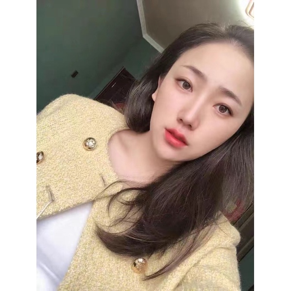 Áo khoác dạ tweed  trơn