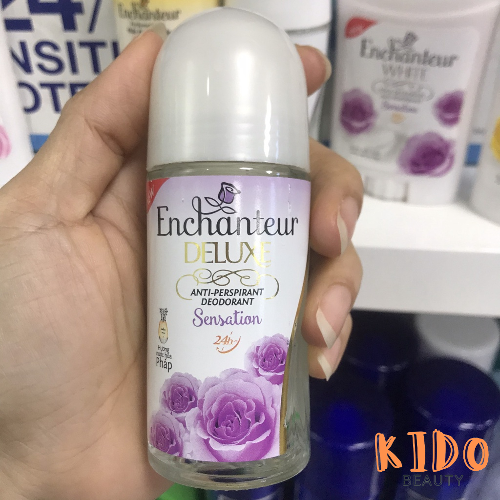 Lăn khử mùi trắng da Enchanteur Deluxe 50ml | Sáp khử mùi Enchanteur White 40g | Phấn thơm Enchanteur Charming 50g