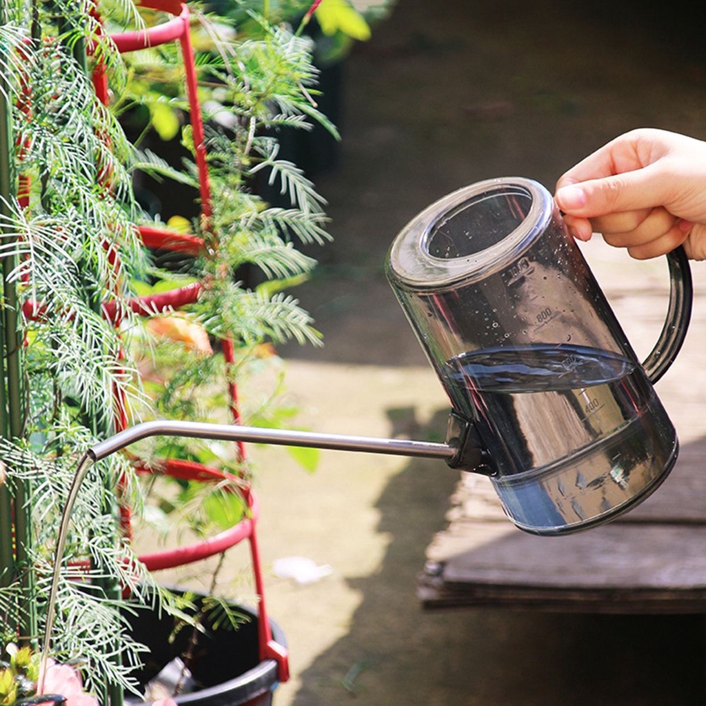Bình Tưới Cây Bằng Thép Không Gỉ Thiết Kế Vòi Dài Tiện Lợi