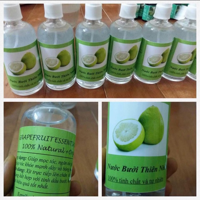 Tinh dầu bưởi xịt tóc tự nhiên kích thích mọc tóc 1 chai 100ml | BigBuy360 - bigbuy360.vn