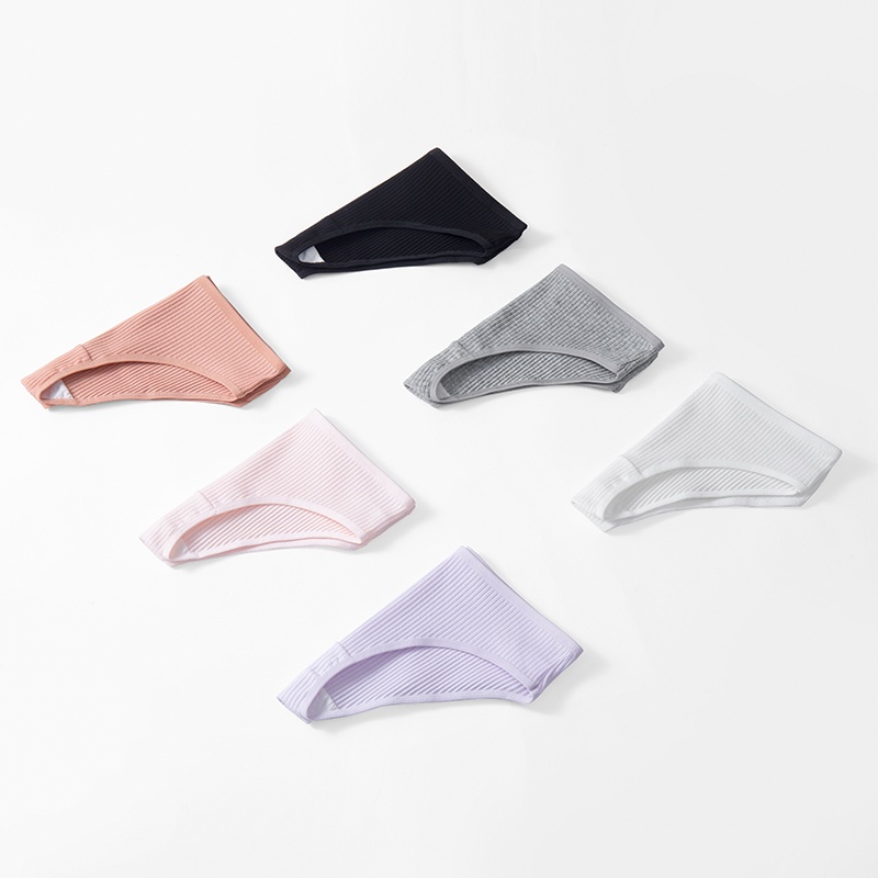 Quần Lót Cotton Không Đường May Thoáng Khí Dễ Thương Cho Nữ