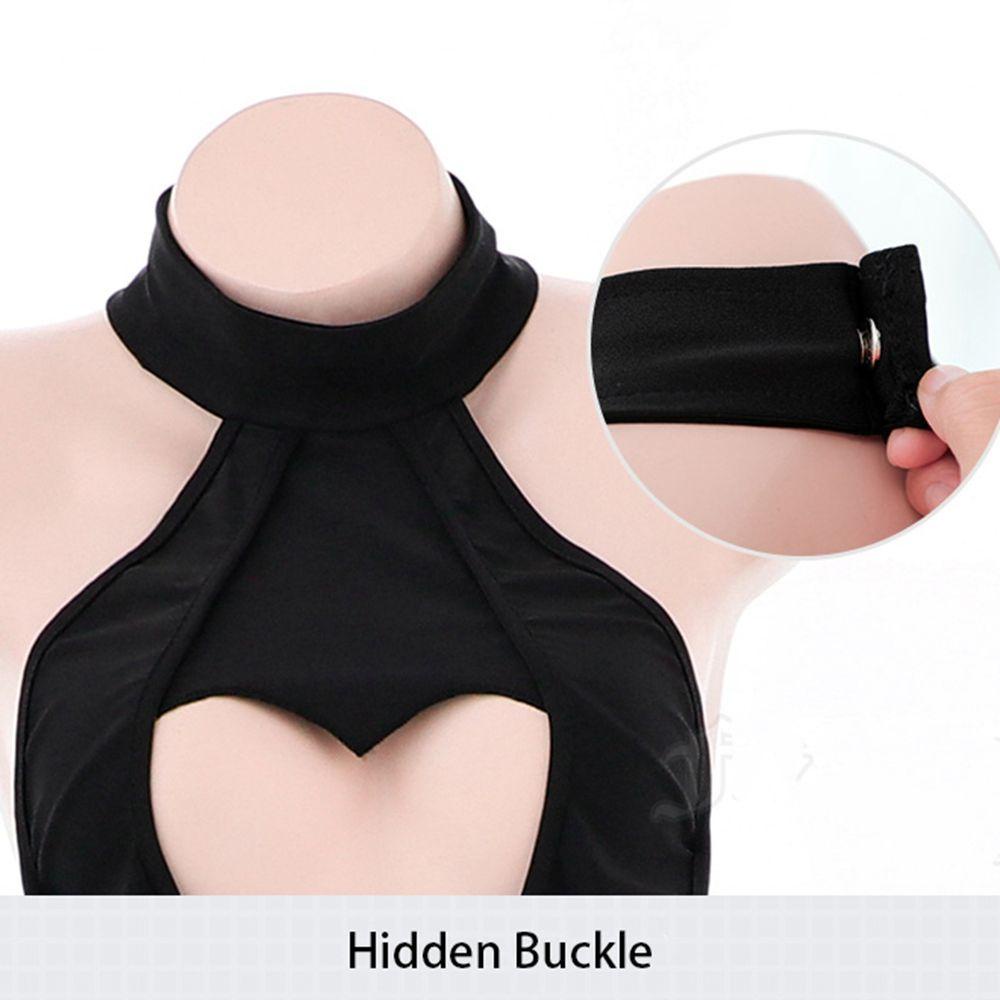 Đầm Ngủ Lưới Xuyên Thấu Hở Lưng Hóa Trang Sáng Tạo