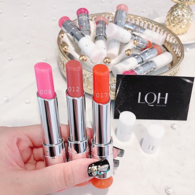 [Hàng Tester dùng thử nắp trắng] - Son Dior Lip Glow Fullsize Tester 001,004,007,008,012 đủ màu