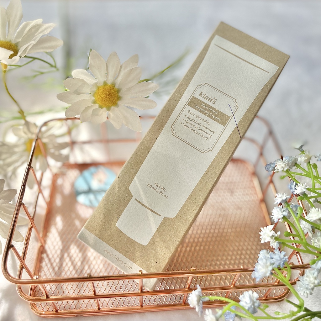 Kem Dưỡng Ẩm Sâu Dành Cho Da Khô, Mất Nước Klairs Rich Moist Soothing Cream 80ml