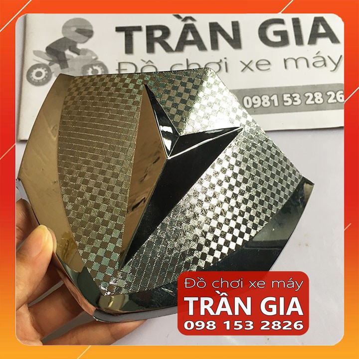 Mão ốp đầu xe sirius fi xi mạ crom bản phun xăng điện tử