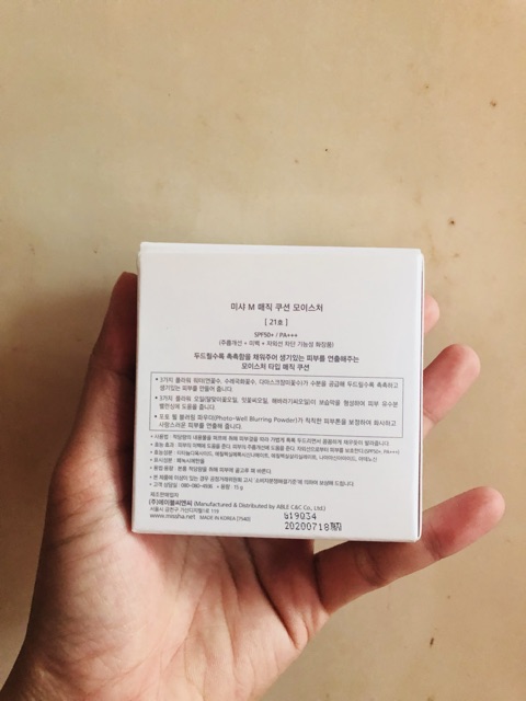 Cushion Missha M Magic Moistrue SPF 50+