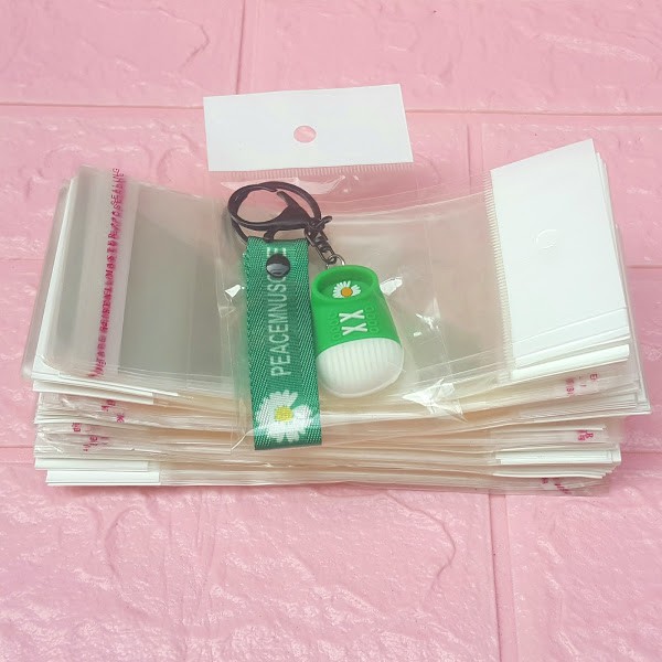 100g  Túi Opp dán mép  7x10cm  - Túi nilon băng keo dán miệng
