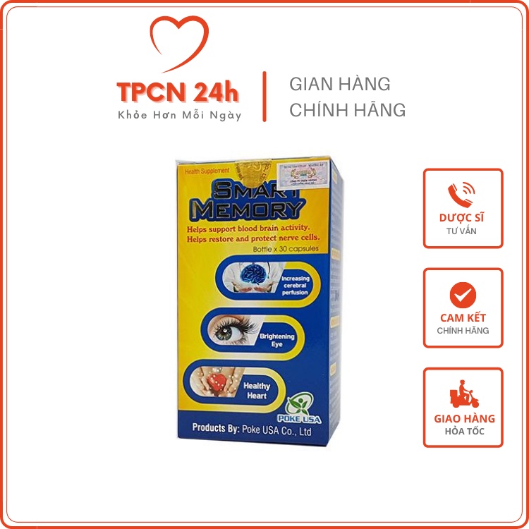 Smart Memory hỗ trợ hoạt huyết dưỡng não