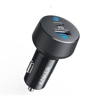 [Type-C + USB] Đầu sạc điện thoại 33W trên oto Anker PowerDrive PD+2 A2721