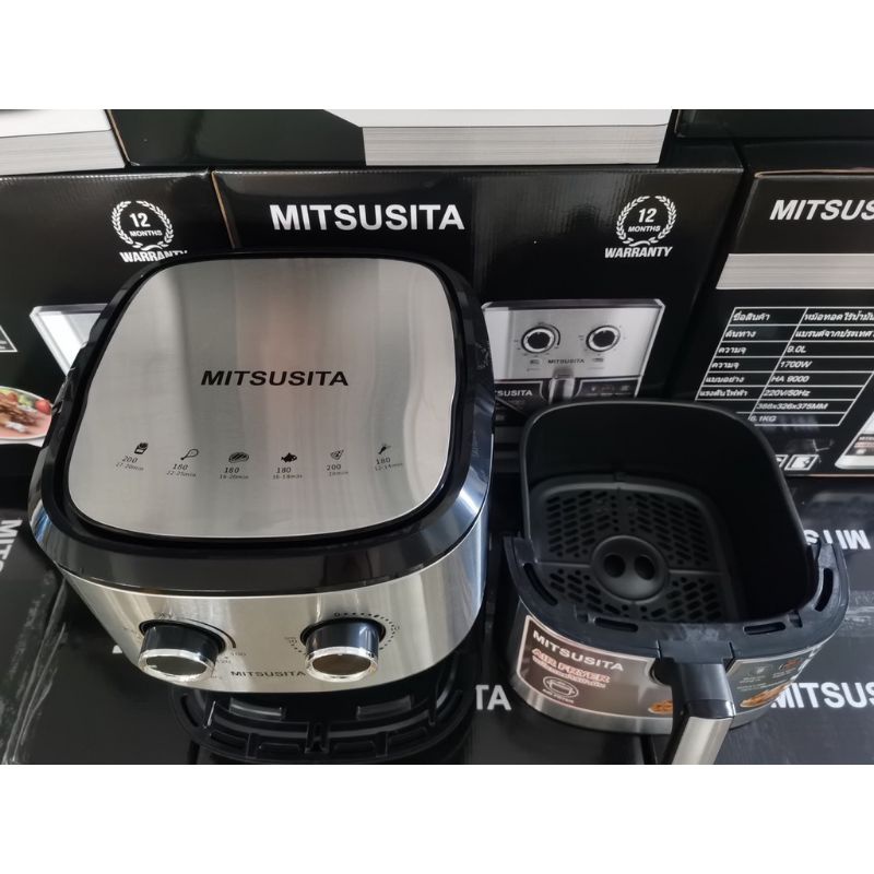 Nồi chiên không dầu MITSUSITA 9L,12L Thái Lan Siêu Tiện Lợi Bảo Hành Chính Hãng 12 Tháng