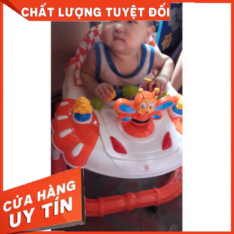 xe tập đi tròn con ong có nhạc hàng việt nam nhựa chợ lớn - Hàng nhập khẩu