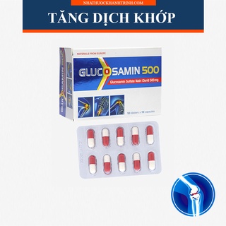 (Hộp 100 viên) Viên uống GLUCOSAMIN 500 - Hỗ trợ bệnh xương khớp, thoái hóa khớp