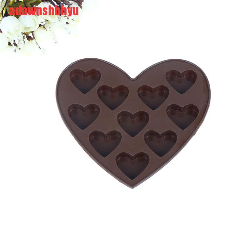 Khuôn Silicone Làm Bánh / Xà Phòng / Sô Cô La Hình Trái Tim DIY