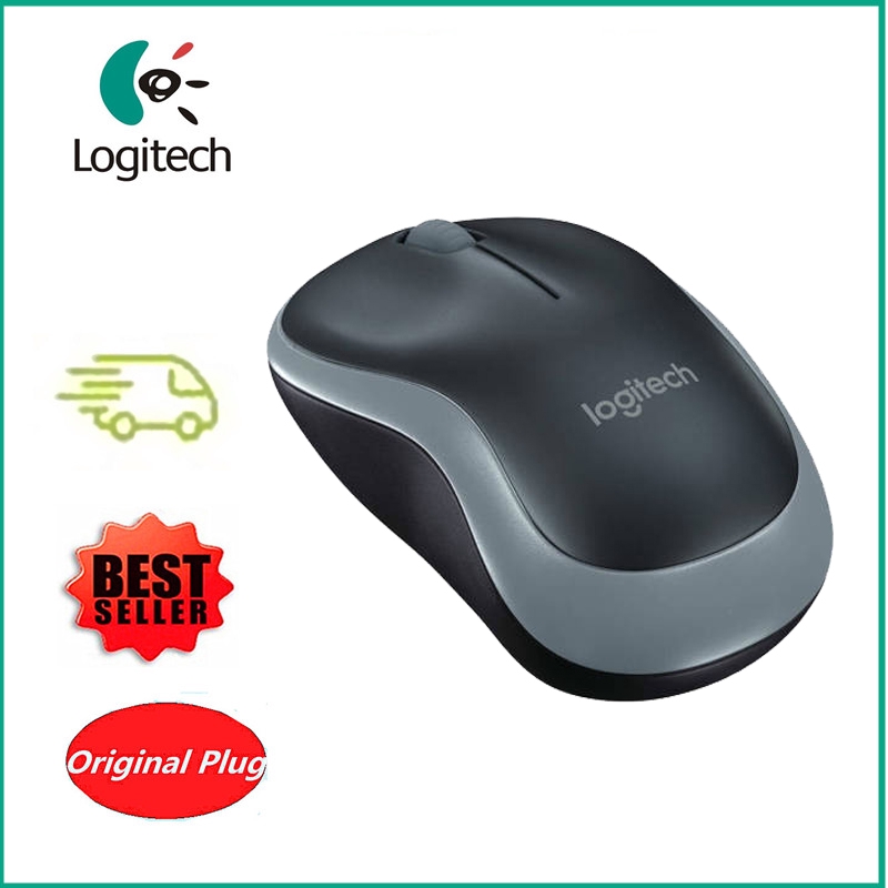 Chuột máy tính Logitech M185 2.4G không dây cổng USB cao cấp