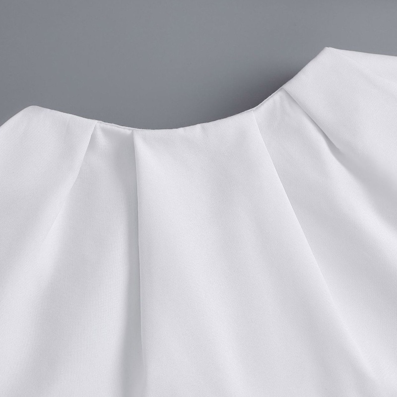 Cổ Áo Sweater Giả Lông Thú Thắt Dây Có Thể Tháo Rời