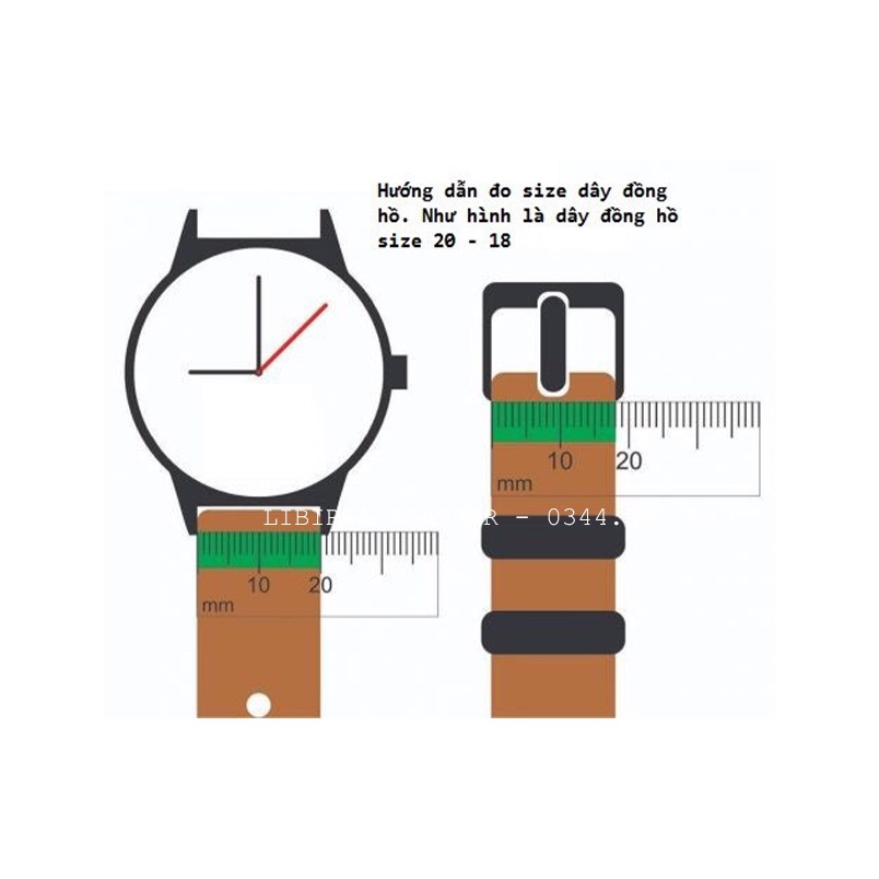 Dây Da Đồng Hồ Nam Làm Theo Yêu Cầu Handmade Libira Leather 16mm 17mm 18mm 19mm 20mm 21mm 22mm 23mm 24mm 25mm 26mm