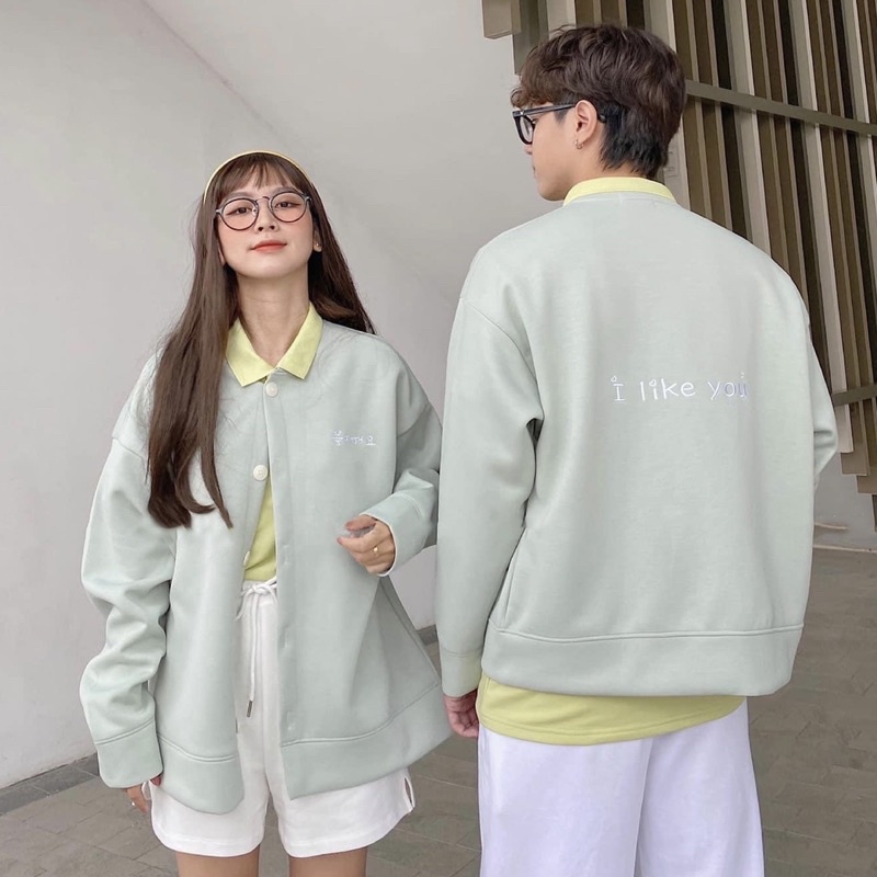 Áo Khoác Cardigan LIKE YOU nỉ bông - Nam nữ unisex/Áo khoác nỉ Ulzzang ❤️ Jaystoree