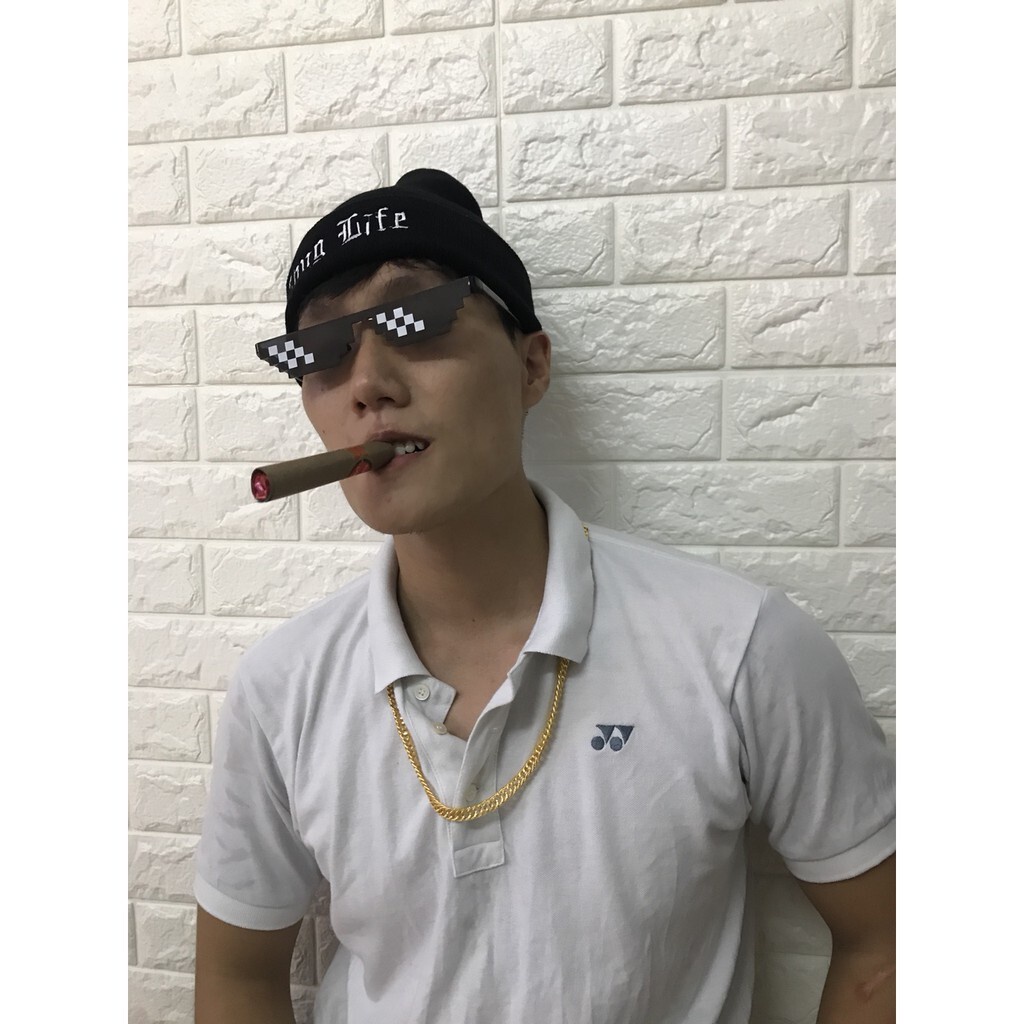 Nón Len Thêu Chữ Thug Life - Hàng Đẹp