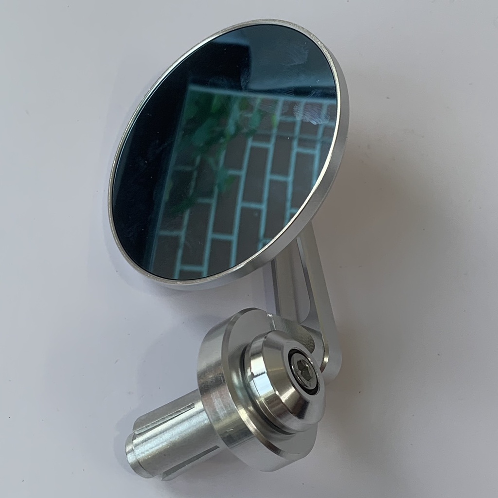 Gương Chiếu hậu mview moto gadget Kiểu Tròn- Mặt Kính Trắng