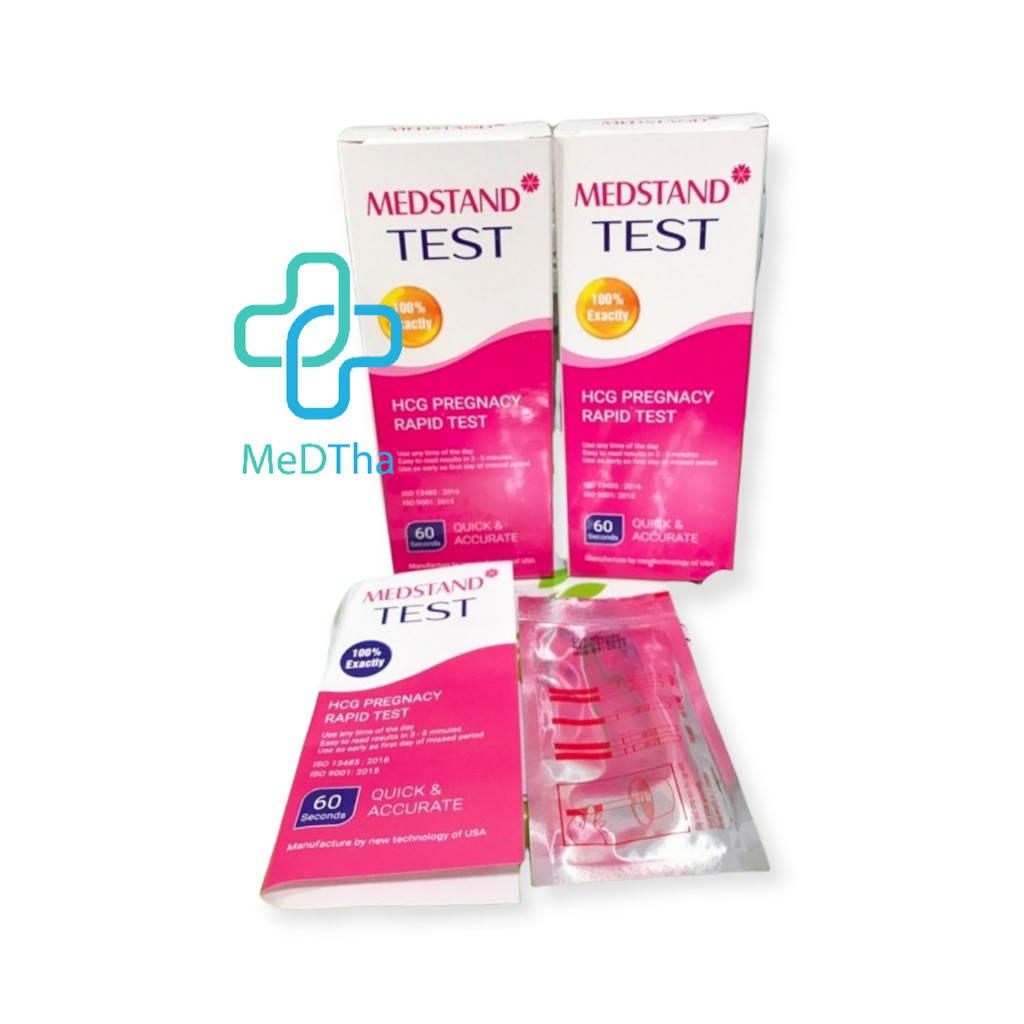 Que Thử Thai Medstand Test - Que thử thai giúp phát hiện có thai sớm, test nhanh, chính xác [Chính Hãng]