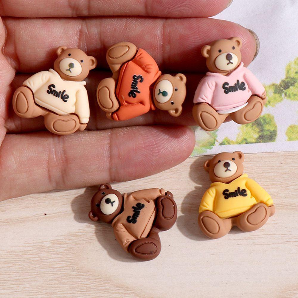 Móc Khóa Hình Gấu DARNELL Bằng Nhựa Resin Dễ Thương