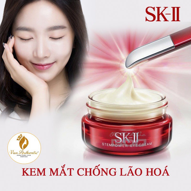 Kem dưỡng mắt SKII R.N.A Power Eye Cream Radical New Age 2.5g - Hàng Nhật Nội địa