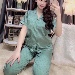 Bộ Pijama gấm cao cấp
