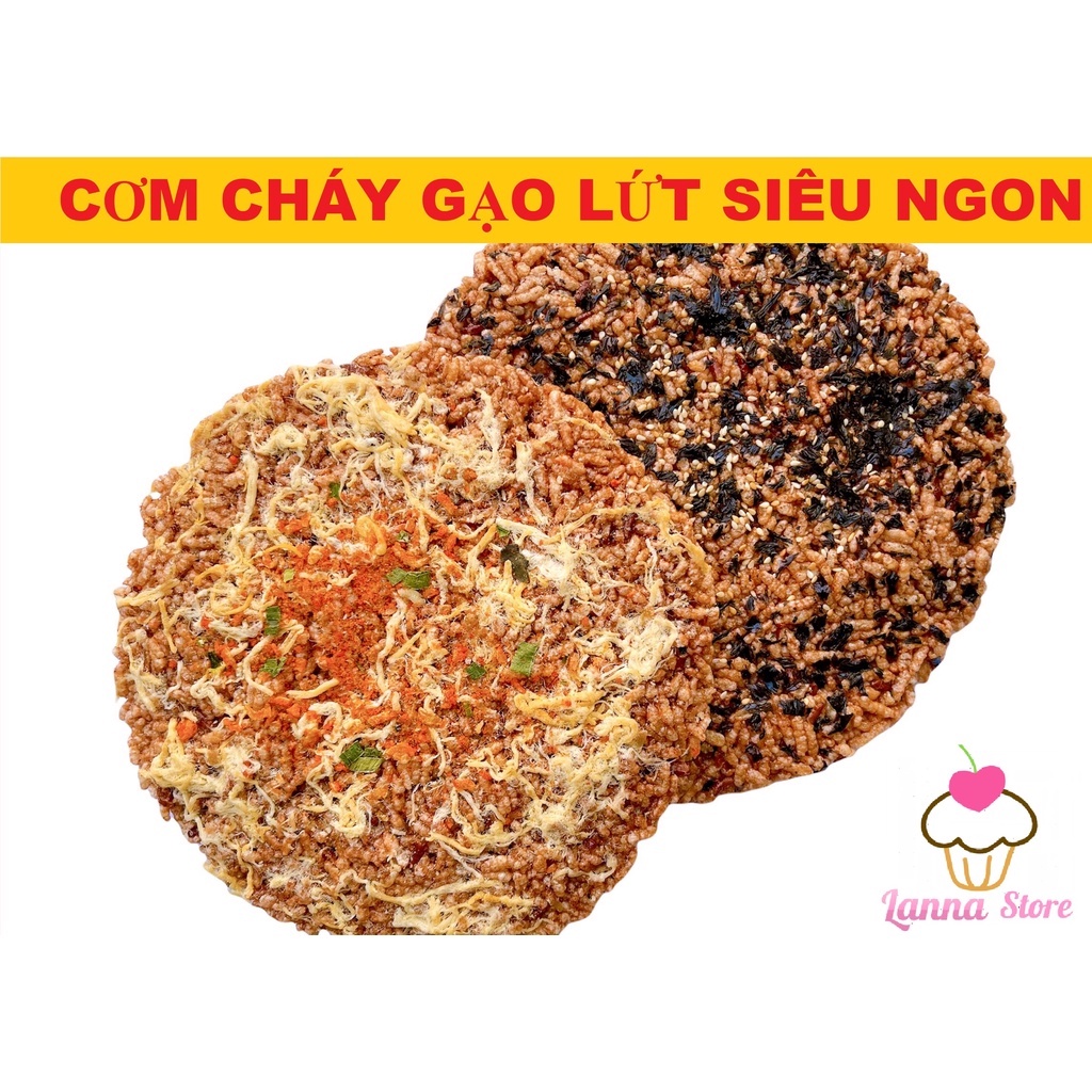 Ăn kiêng  Cơm cháy gạo lứt chà bông rong biển, giảm cân, eatclean 100g