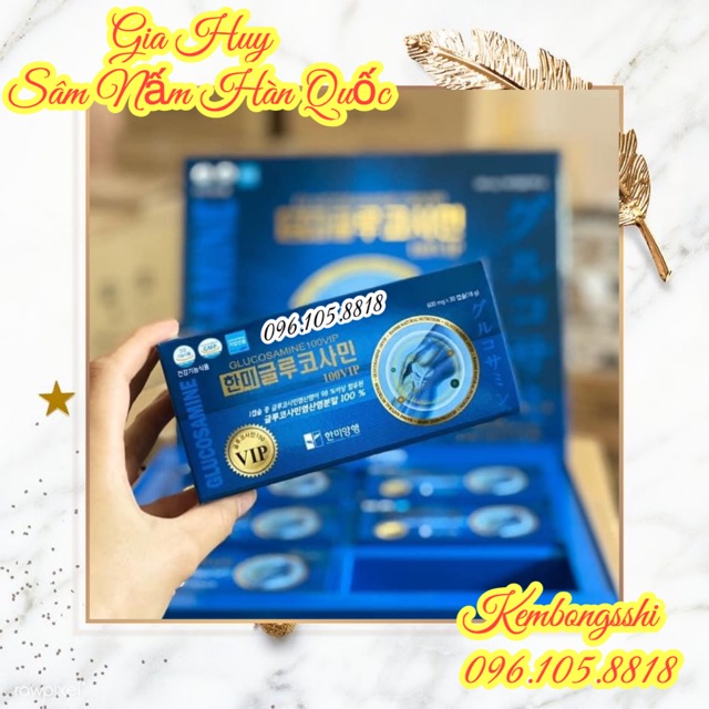 Viên Uống Bổ Khớp Glucosamin V.I.P Hàn Quốc, Hộp 180V